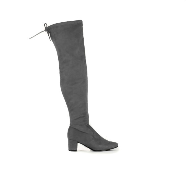 botas bucaneras bajas gris