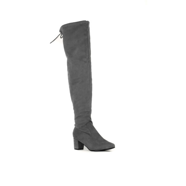 Botas bucaneras bajas gris 05 - Imagen 4