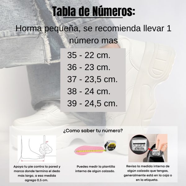 Zapatillas mujer blancas con plataforma 02 - Imagen 2