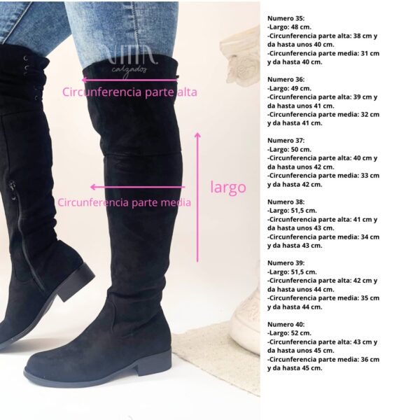 Bota bucanera taco bajo 11 - Imagen 4