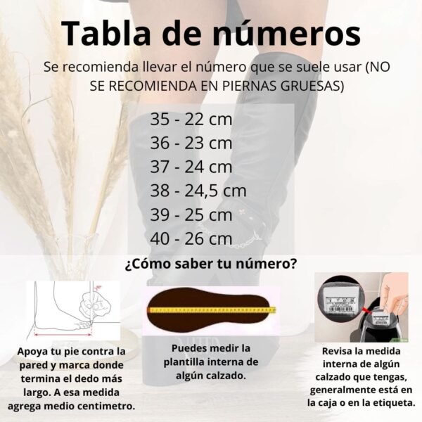Botas de mujer ecocuero negras 2636 - Imagen 2