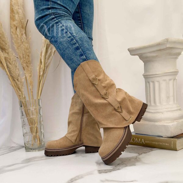 Botas bajas caqui 180