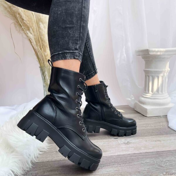Botines combat negros y livianos de mujer 08 - Imagen 4