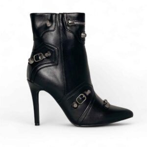 Botines negros taco aguja 201
