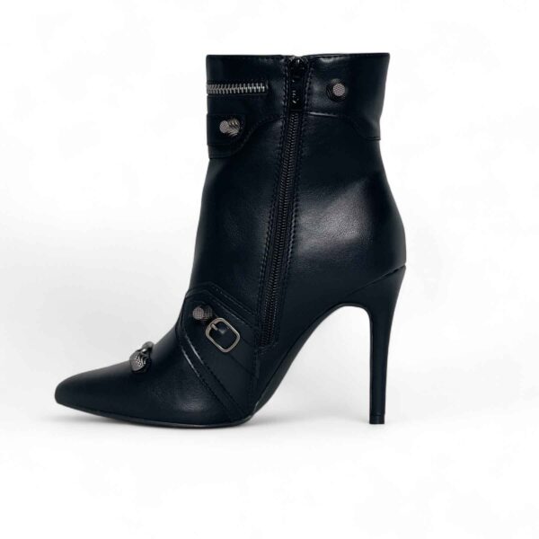 Botines negros taco aguja 201 - Imagen 4