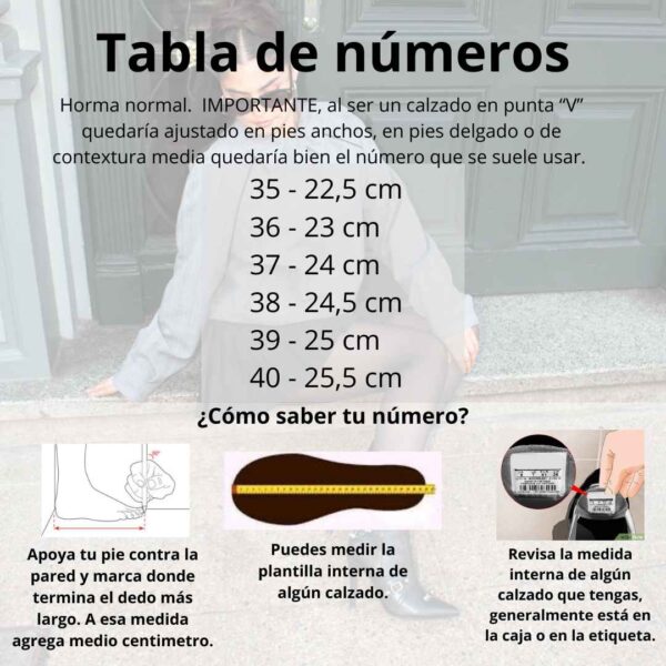 Botines negros taco aguja 201 - Imagen 2