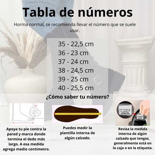Botas bajas negras de mujer 381 - Imagen 2