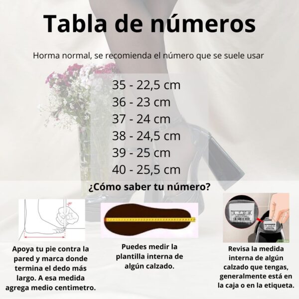 Sandalias blancas tacon grueso punta cerrada 85 - Imagen 2