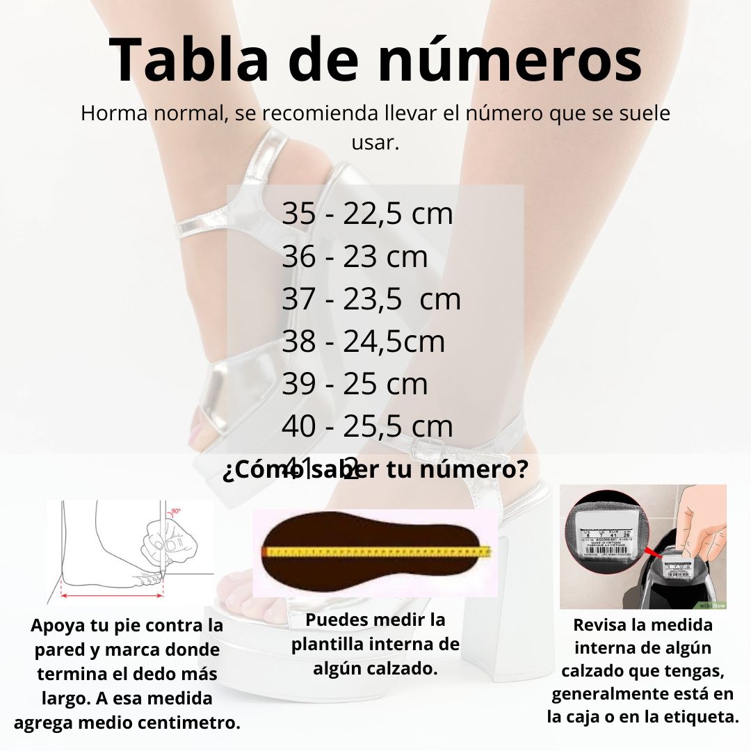 Sandalias plateadas taco y plataforma liviana 821 - Imagen 2