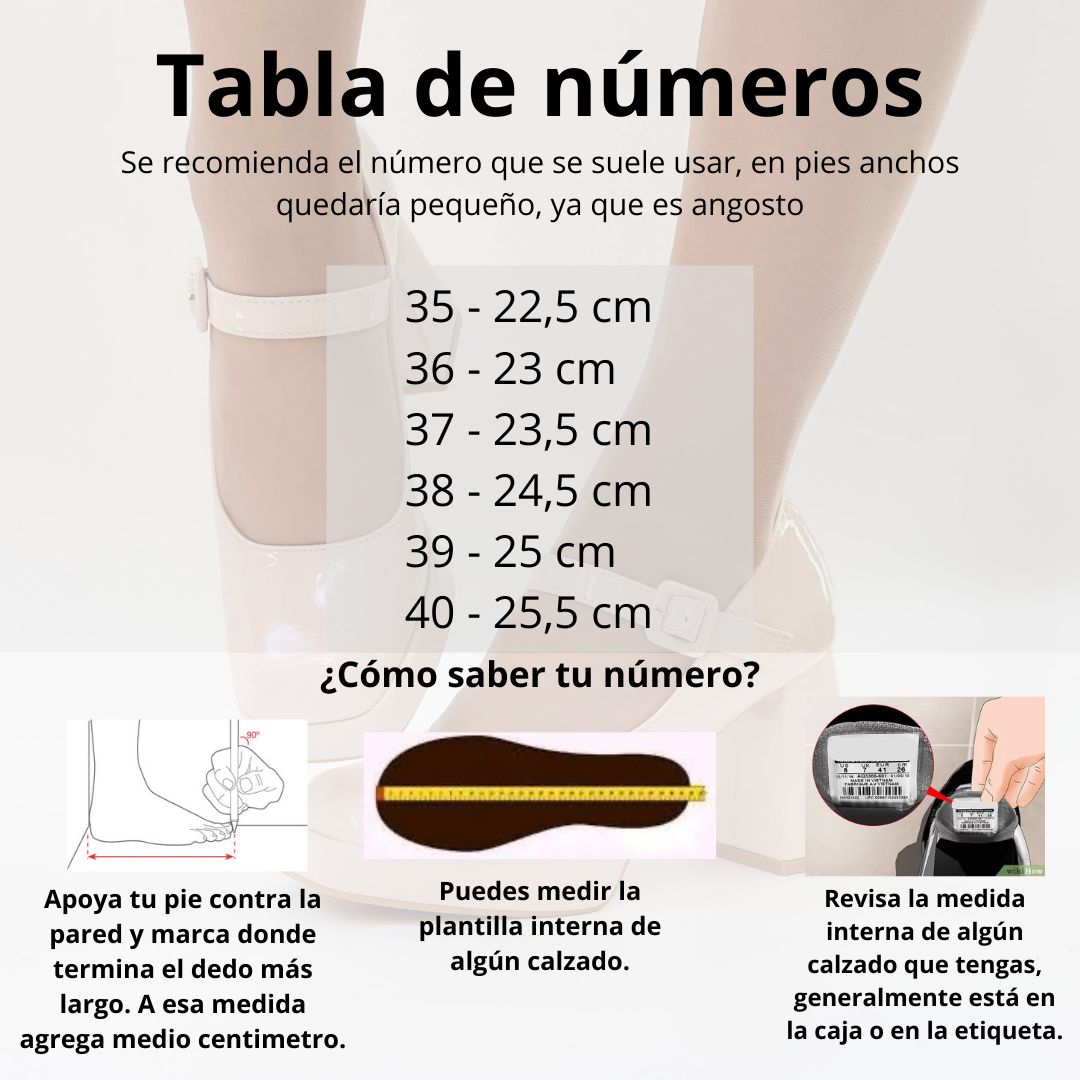 Zapatos Mary jane beige 98 - Imagen 2