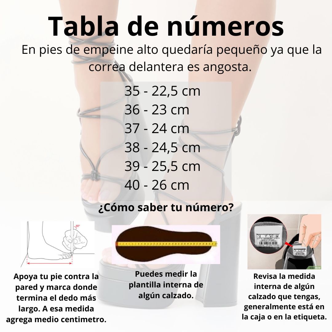 Sandalias taco alto con tiras negras H44 - Imagen 2