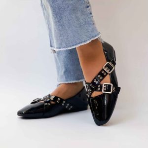 Zapatos ballerinas negras 013