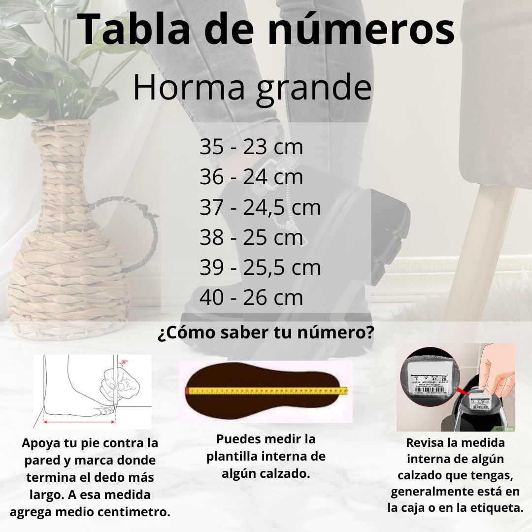 Botines negros plataforma gruesa 2524 - Imagen 2