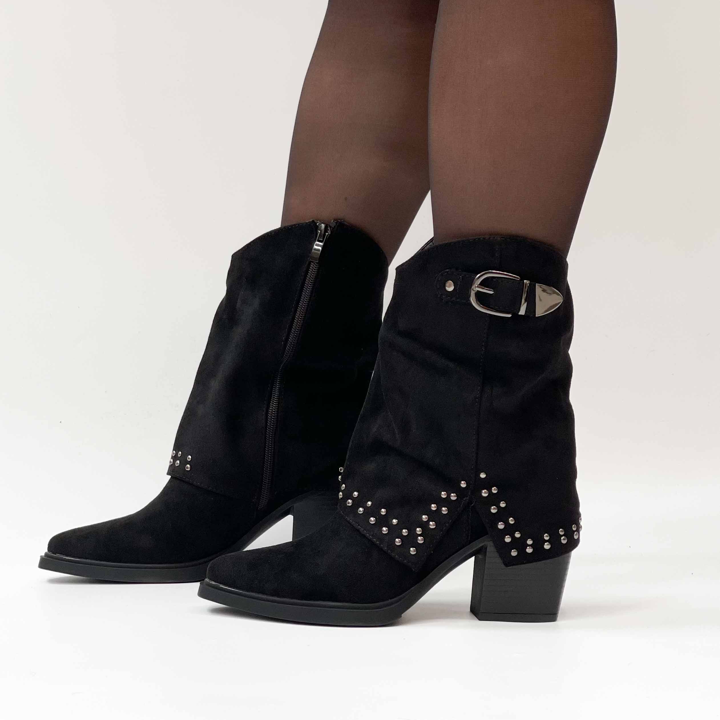 Botines vaqueros texanos negros 2607 - Imagen 3