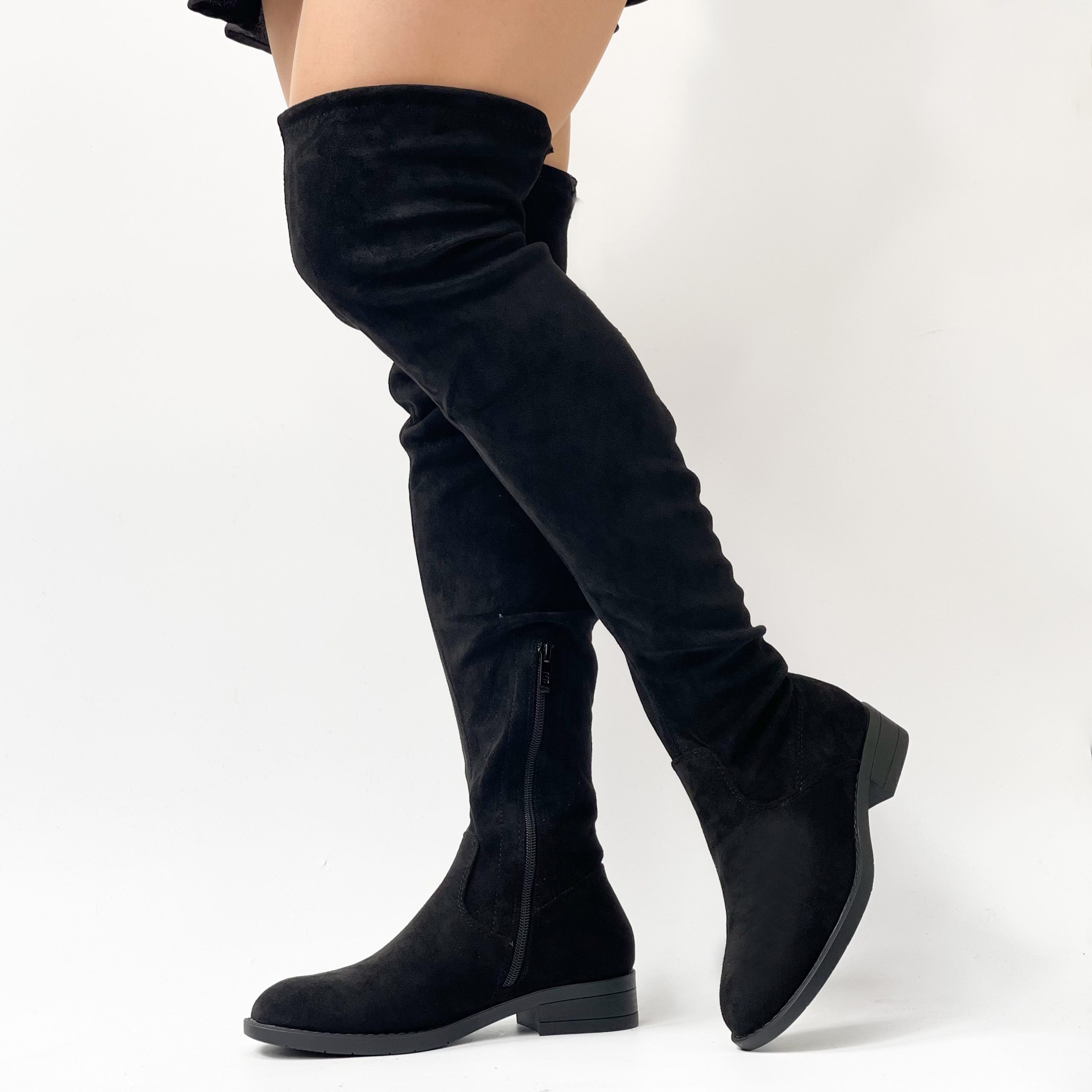 Botas bucaneras negras bajas 211