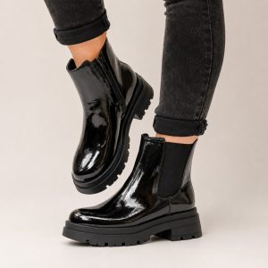Botines negros con plataforma 312CH