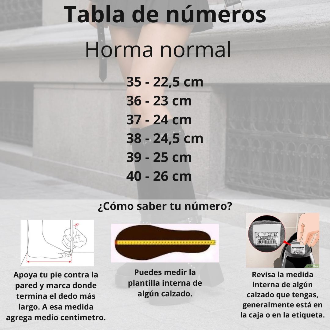 Botas negras taco grueso y plataforma G131 - Imagen 2