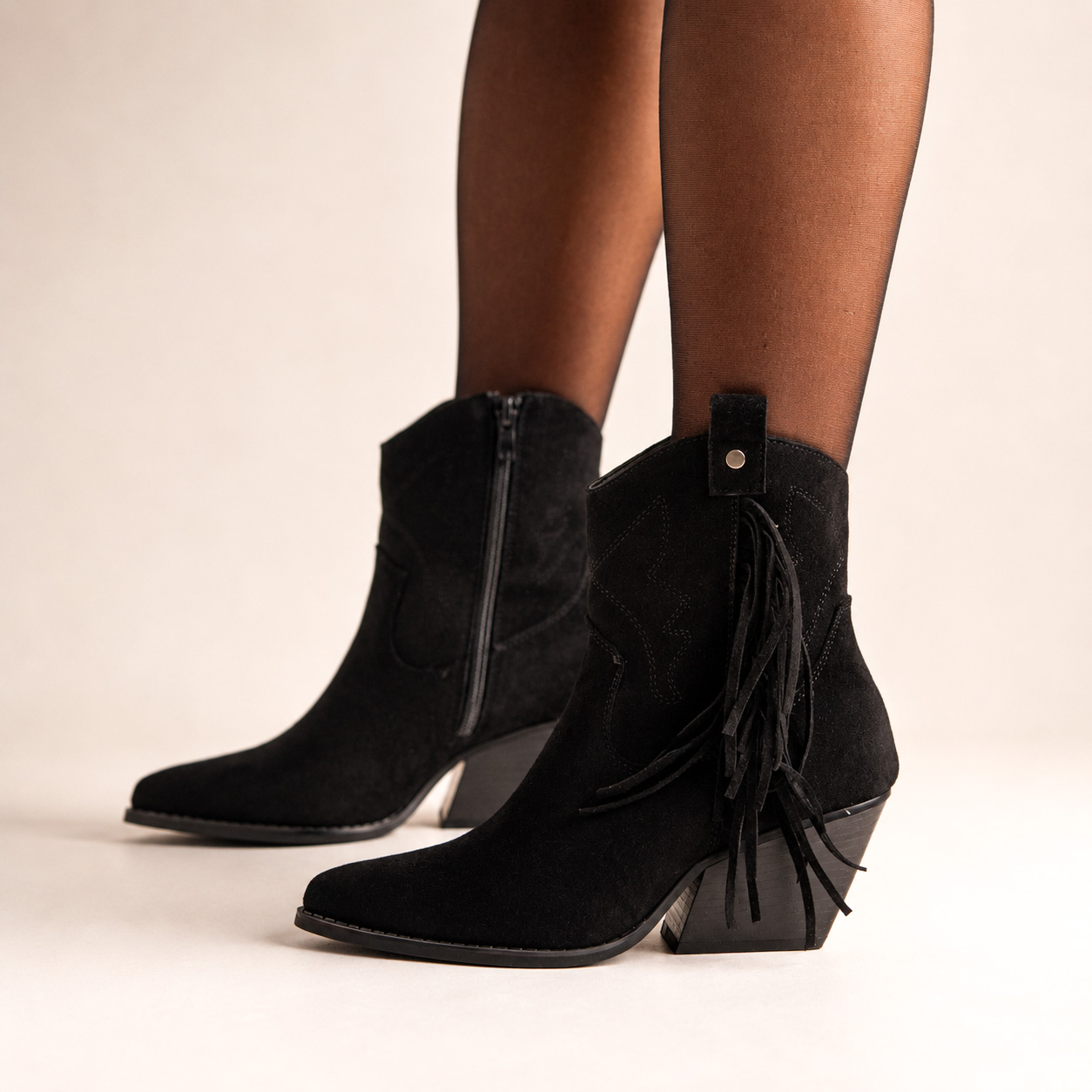 Botines vaqueros texanos negros 2387 - Imagen 3