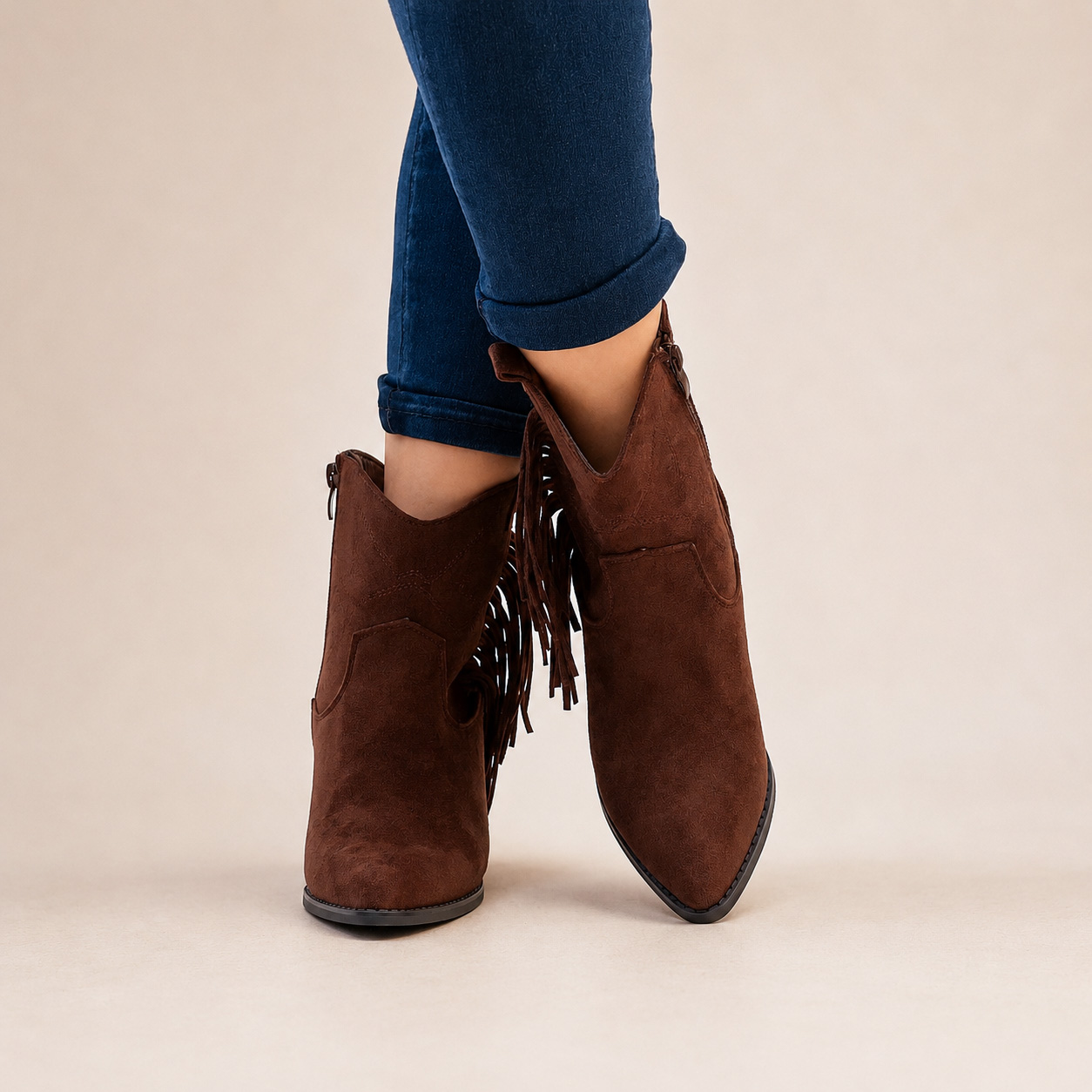 Botines vaqueros texanos cafe 2387 - Imagen 4