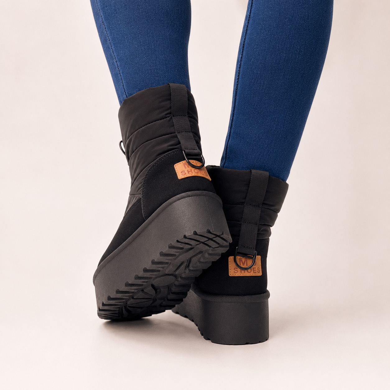 Botines negros impermeables para la lluvia 24 - Imagen 5