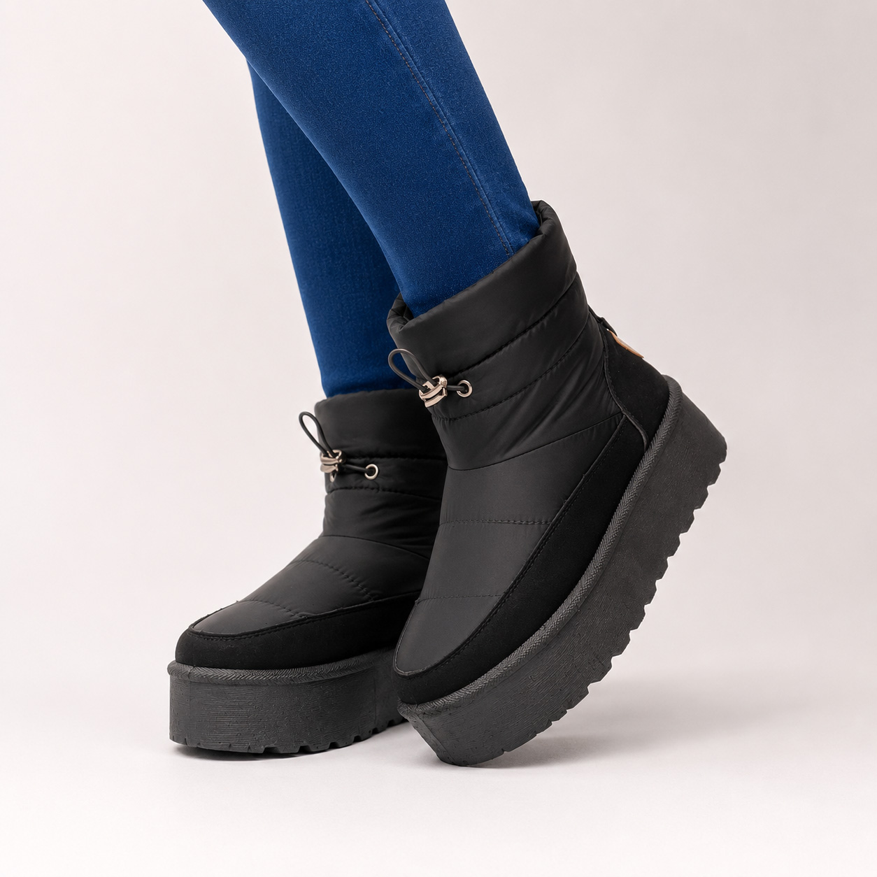 Botines negros impermeables para la lluvia 24 - Imagen 3