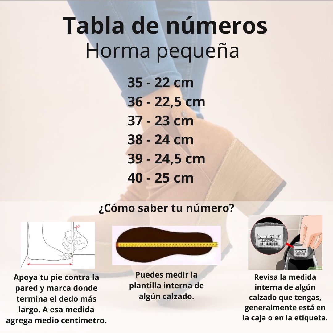 Botines camel con plataforma para mujer h40 - Imagen 2
