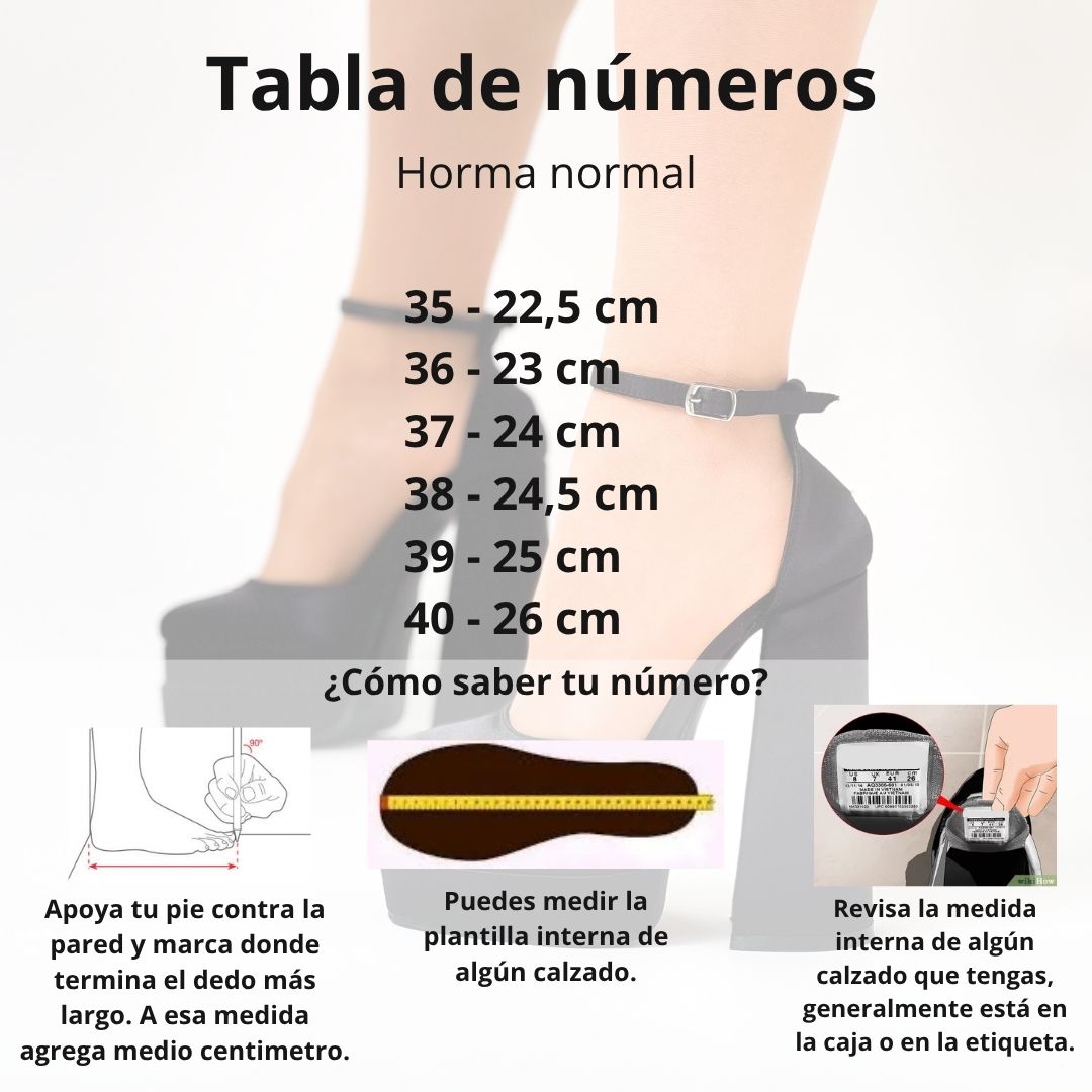 zapatos negros taco alto y plataforma de mujer 720 - Imagen 2