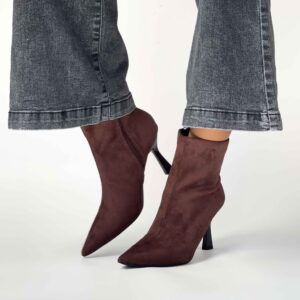 Botines negros de mujer con taco t50