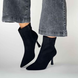 Botines negros de mujer con taco t50